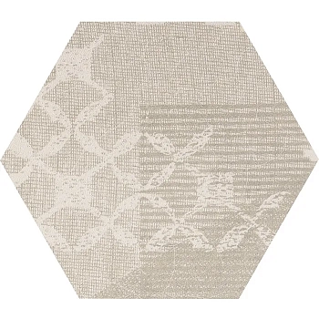  Gesso Esagona Patchwork Taupe Linen 25.5x29.4 / Гессо Эсагона Патчворк Таупэ Линен 25.5x29.4 